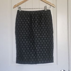 Maeve by Anthropologie Gobard Green Circle Jacquard Pencil Skirt – Size 0